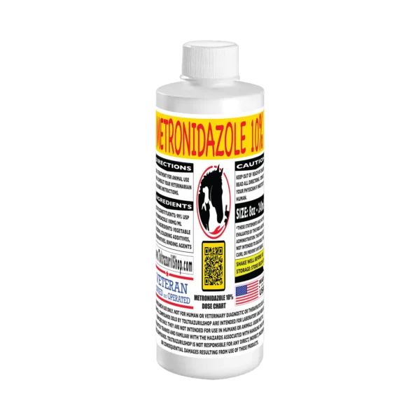 Metronidazole 10% Liquid Solution for Horses